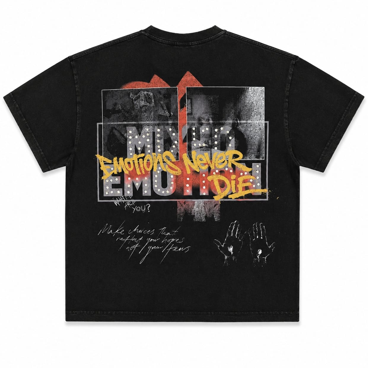 Mixed Emotion Tunes Tee (Black)