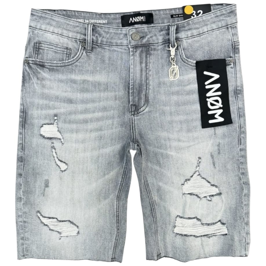 Anom Rigid Denim Short (Snow Gray Wash) ANM238SH