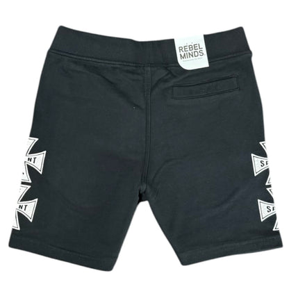 Boys Rebel Minds Saint Cross Set (Black) 612-11864