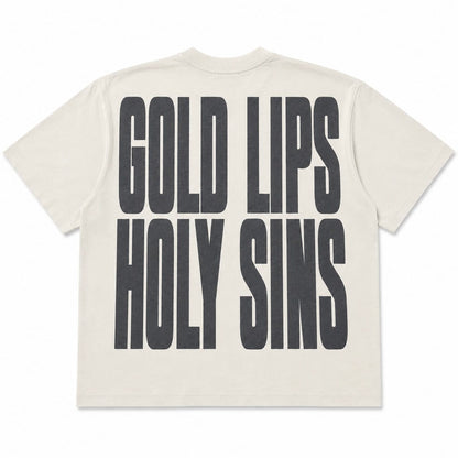 Rich Oni Royal Bite Graphic Tee (White) RO-T-7643