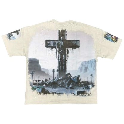 Stray Redeemer Graphic Tee (Oat) ST1703-OAT