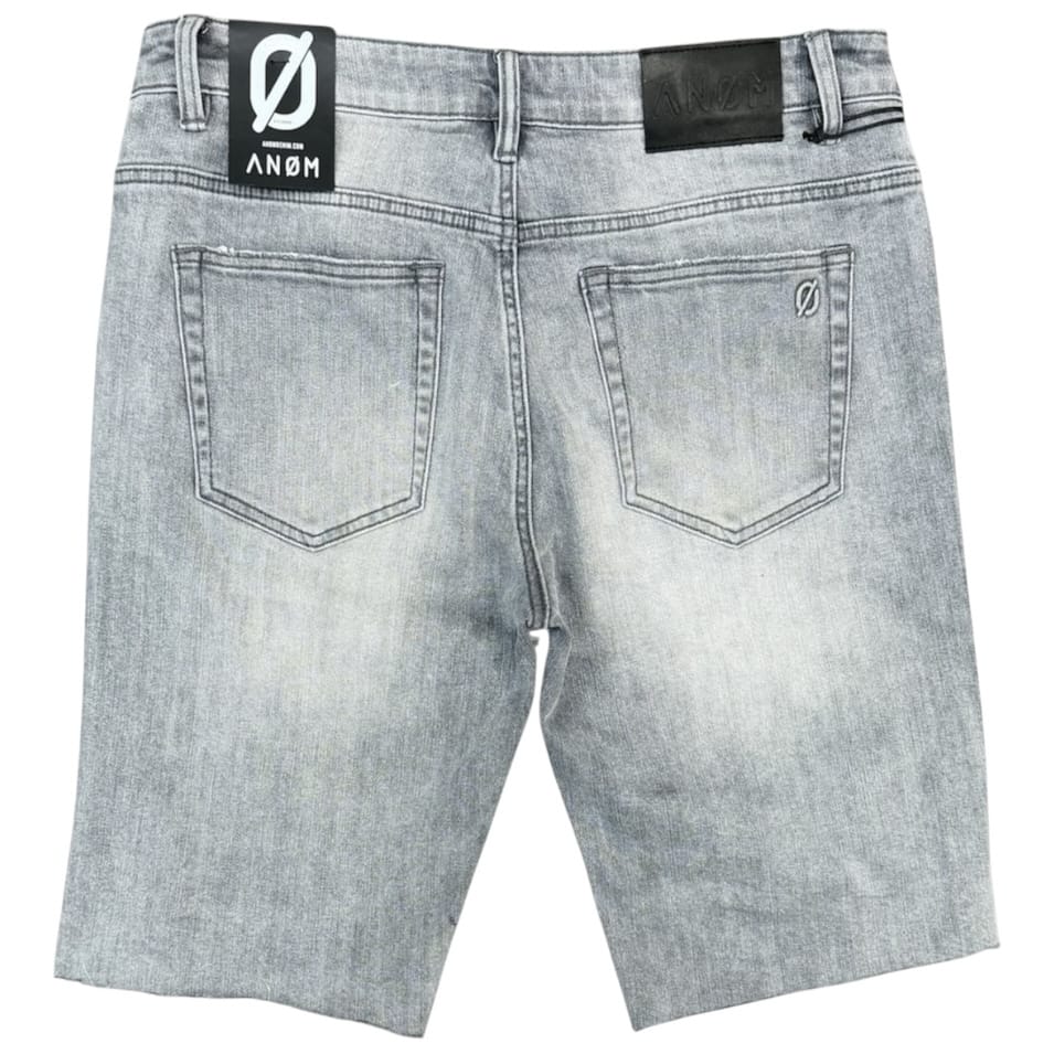 Anom Rigid Denim Short (Snow Gray Wash) ANM238SH