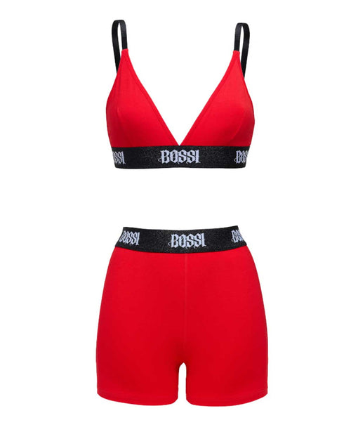 Bossi Women's Femme Short Set Red
