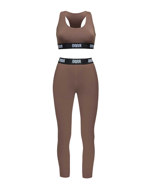 Bossi Women's Femme Leggings Set Tan