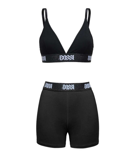 Bossi Women's Femme Short Set Black