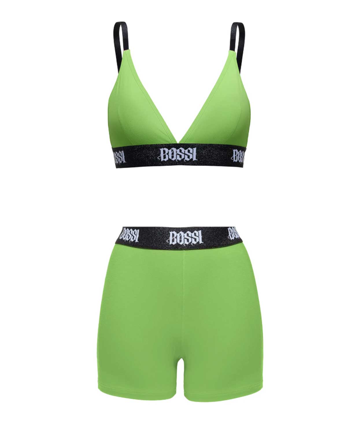 Bossi Women's Femme Short Set Lime