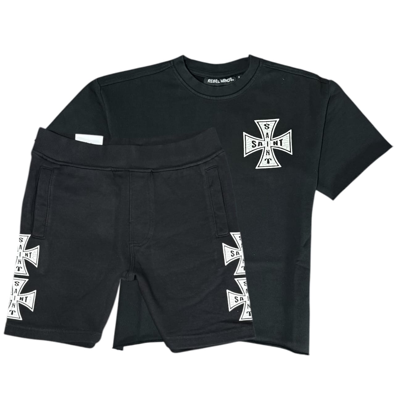Boys Rebel Minds Saint Cross Set (Black) 612-11864