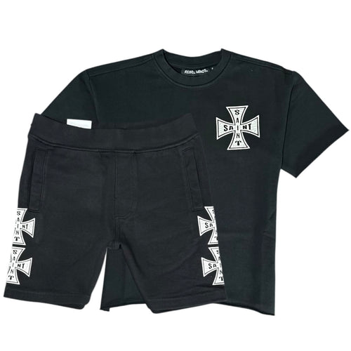 Boys Rebel Minds Saint Cross Set (Black) 612-11864