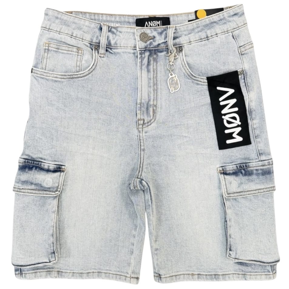 Anom Yazan Denim Short (Ice Blue) ANM233SH