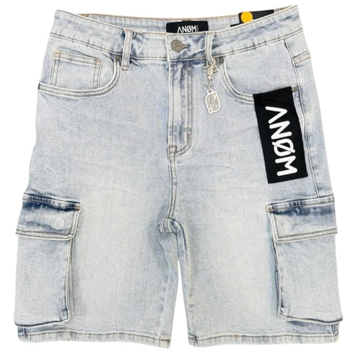 Anom Yazan Denim Short (Ice Blue) ANM233SH