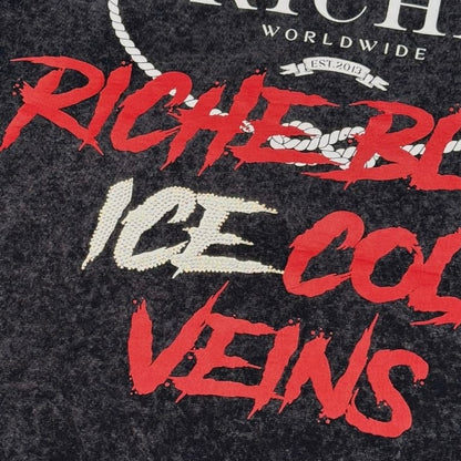 Vie Riche Ice Cold Veins Tee (Black) VR2034-BLK