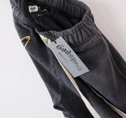 GOD SPEED, Sweat Shorts, Black/Pink