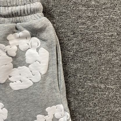 DENIM TEARS COTTON WREATH SHORTS GREY