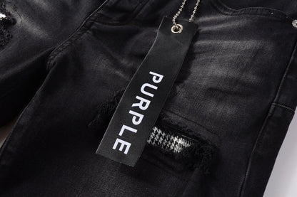 Purple Brand Shorts Black