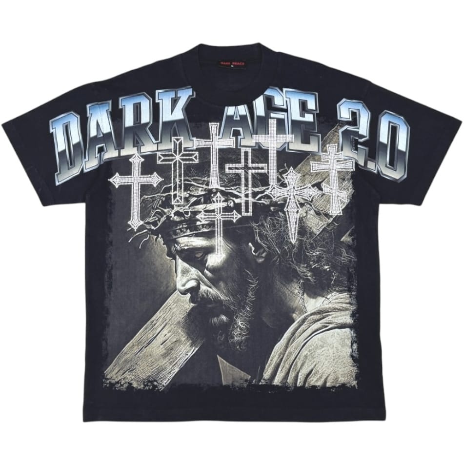 Rare Peace Jesus Dark Age 2.0 Tee (Black) RT6054