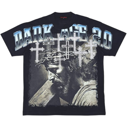 Rare Peace Jesus Dark Age 2.0 Tee (Black) RT6054