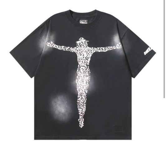 Hellstar scan man tee shirt