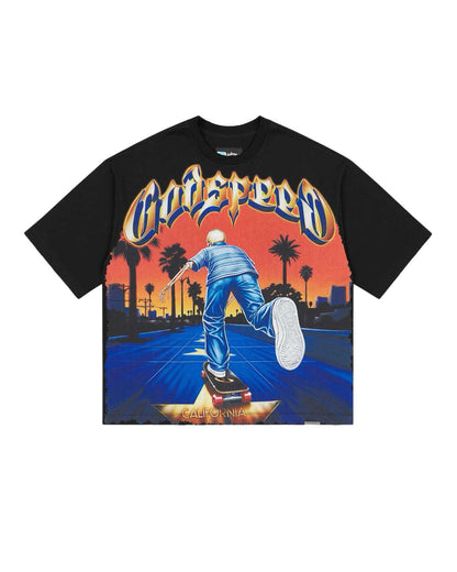 Godspeed Kick Push Tee Black