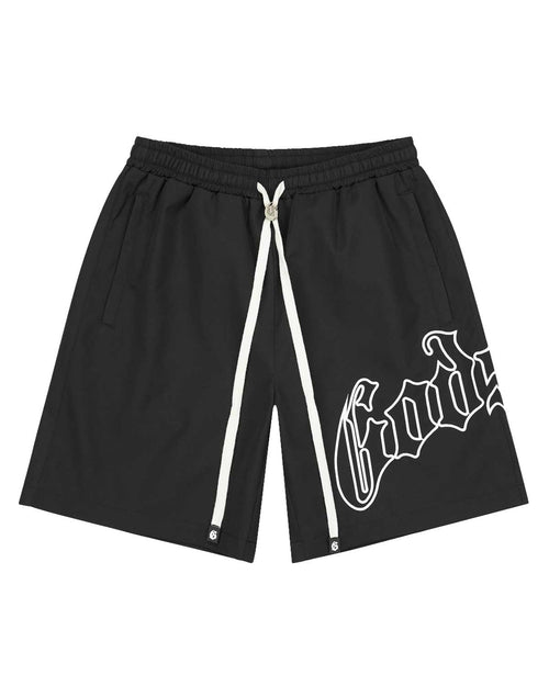 Godspeed OG Logo Nylon Shorts Black/White