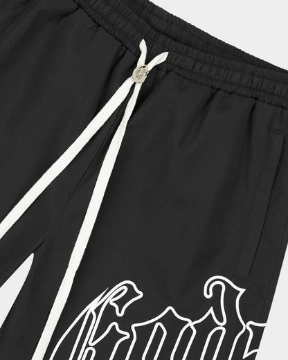 Godspeed OG Logo Nylon Shorts Black/White