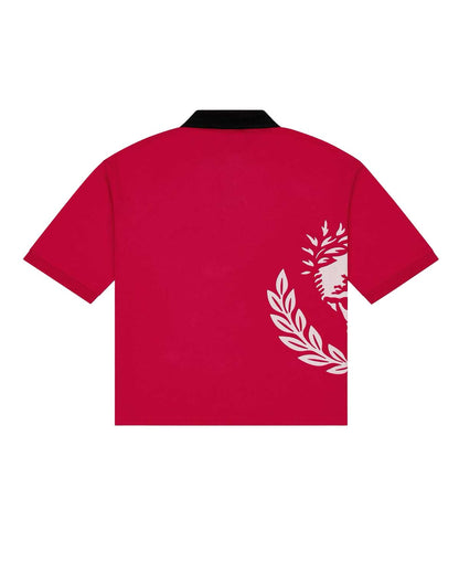Godspeed Oversized Victor Crest Polo Red