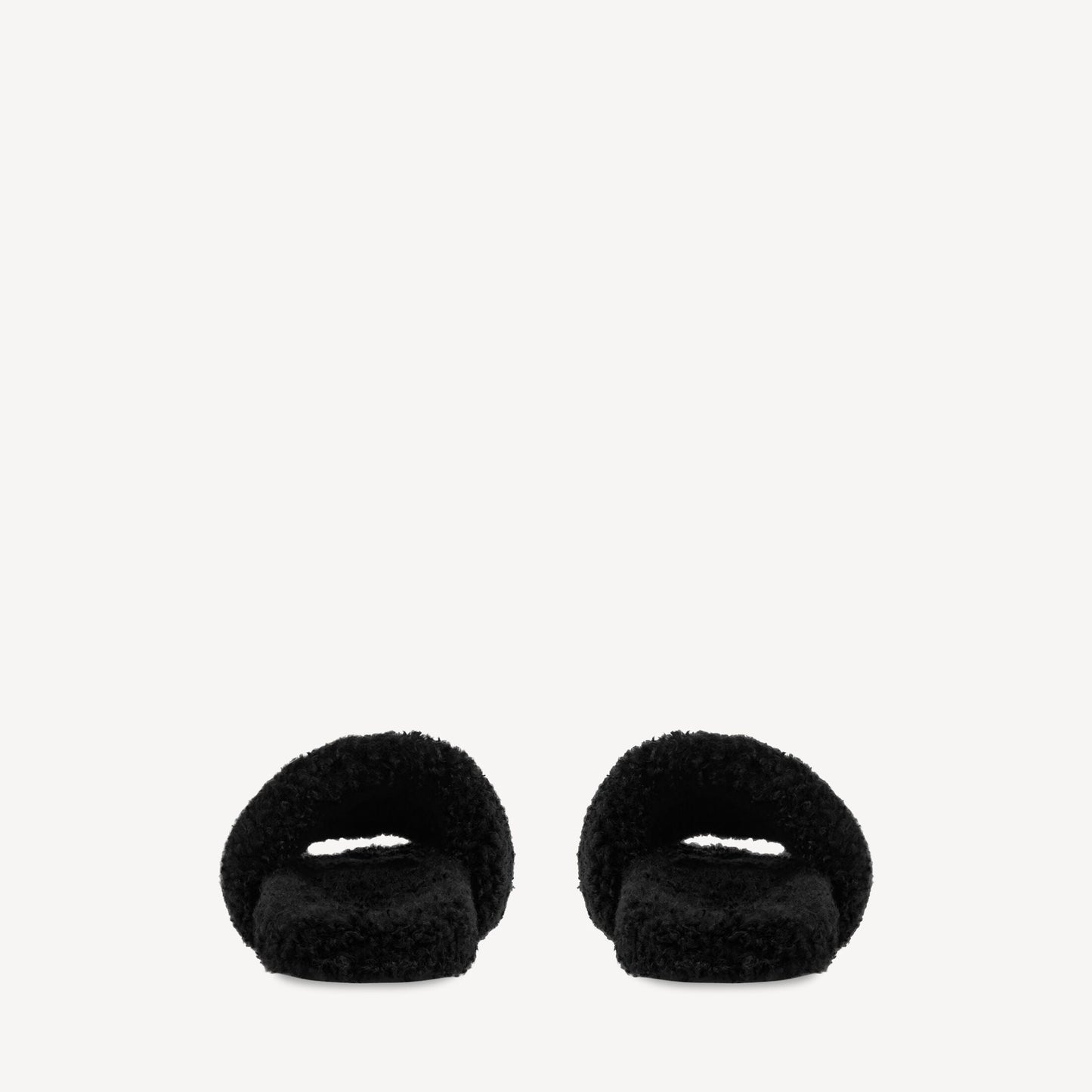 Furry Balenciaga Slide