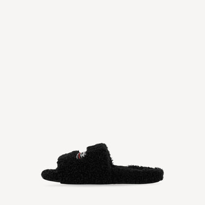 Furry Balenciaga Slide