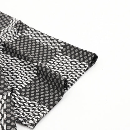 Louis Vuitton rhinestone logo checkered short-sleeved shirt