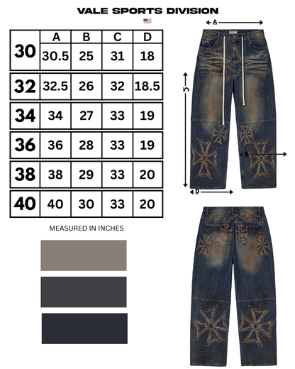 MOTOCROXXX DENIM [RUST]