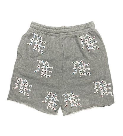 Mixed Emotion ME Logo Fleece Shorts Grey