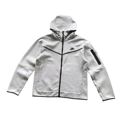 NIKE TECH FLEECE HOODIE x GREY