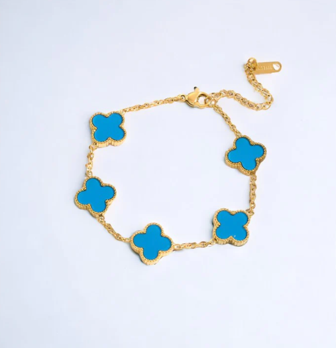 ★ CloverGlow Gold-Plated Bracelet
