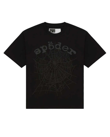 Sp5der OG Web Tee Phantom Black