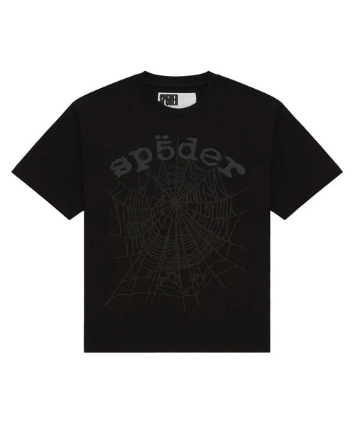 Sp5der OG Web Tee Phantom Black