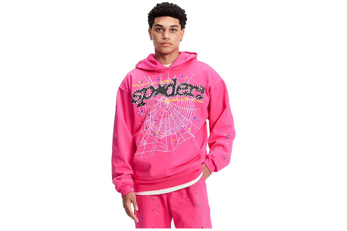 Sp5der P*NK V2 Hoodie