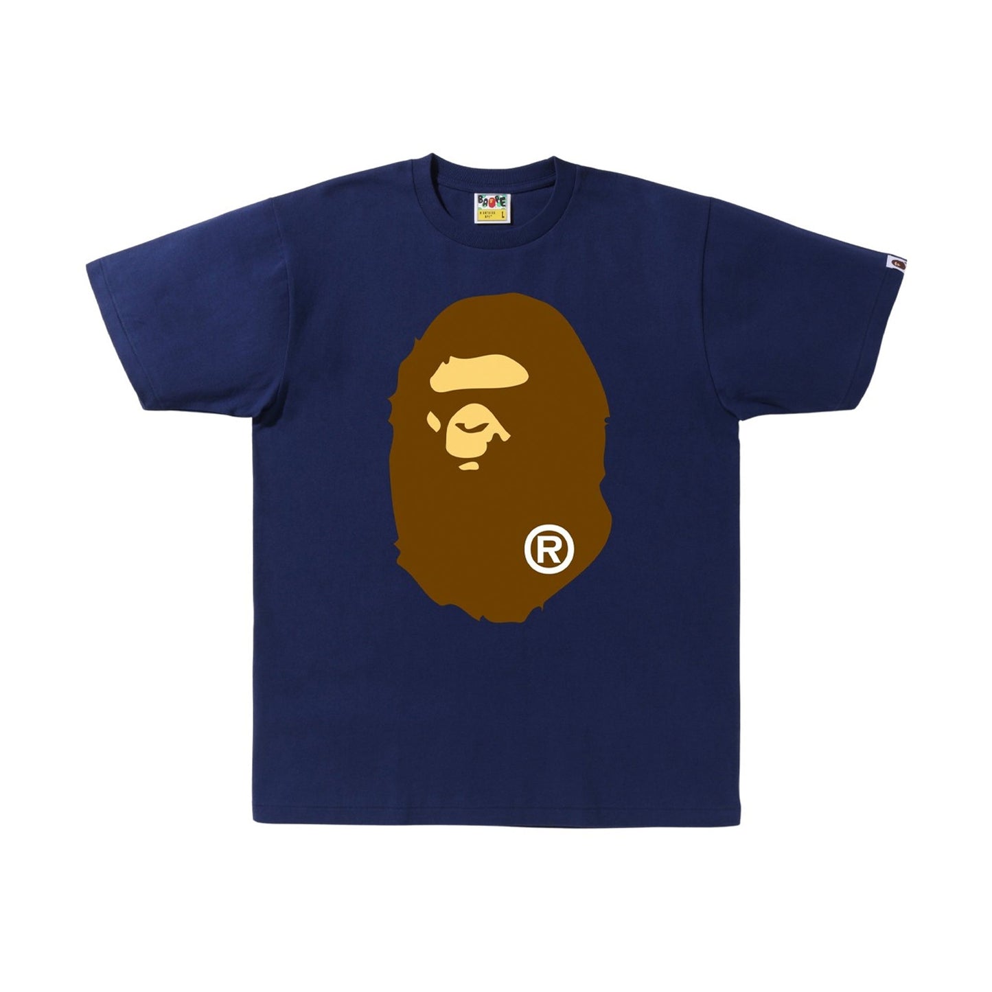 Bape Logo Tee Navy