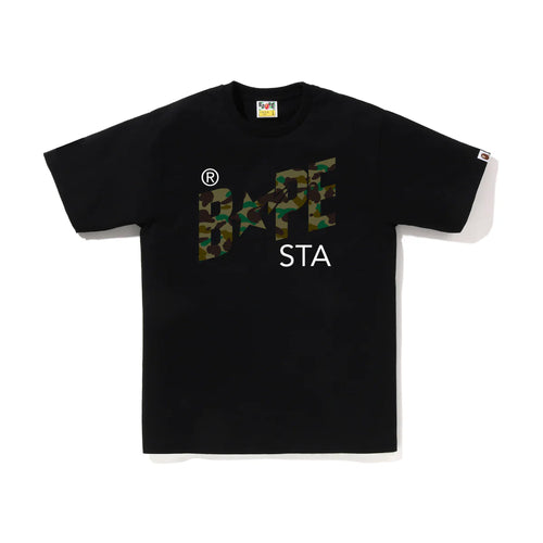 A Bathing Ape 1st Camo Bape STA Tee Black