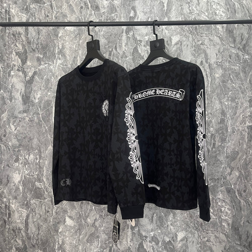Chrome Hearts Men's Long-Sleeve T-shirt Sweatshirt K9019