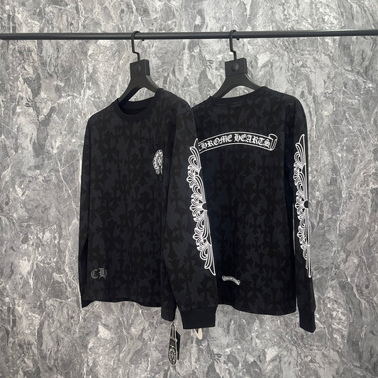 Chrome Hearts Men's Long-Sleeve T-shirt Sweatshirt K9019