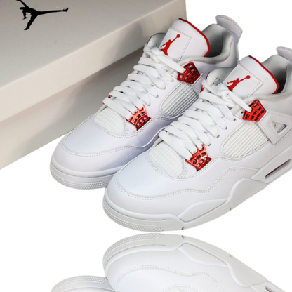 AJ4 Retro 'Metallic Red'