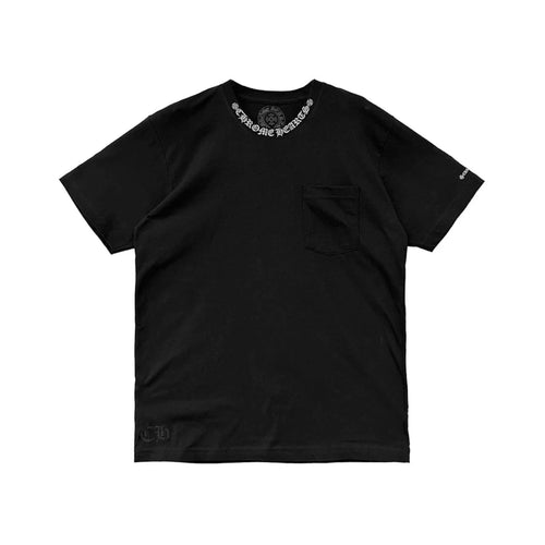Chrome Hearts Short Sleeve Pocket Crew Tee Black