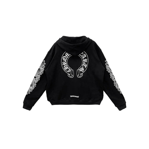 Chrome Hearts Thermal Floral Horseshoe Zip Up