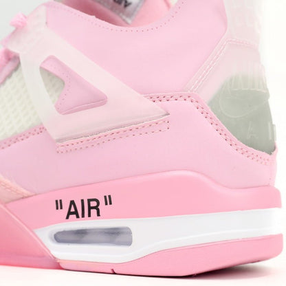 Jordan 4 x Off-White Rose Peach - Limited Collaboration Sneakers