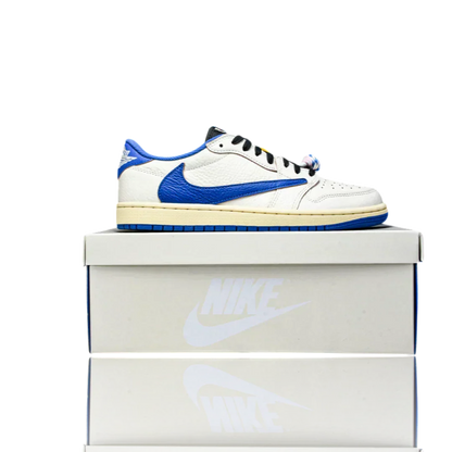 Travis Scott x Fragment AJ1 Low OG 'Sail Military Blue'