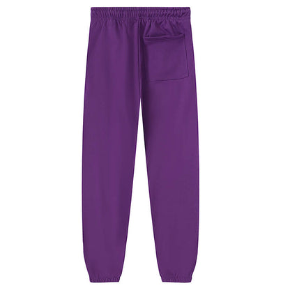 Sp5der Black Foam Printing Pant-Purple #8308