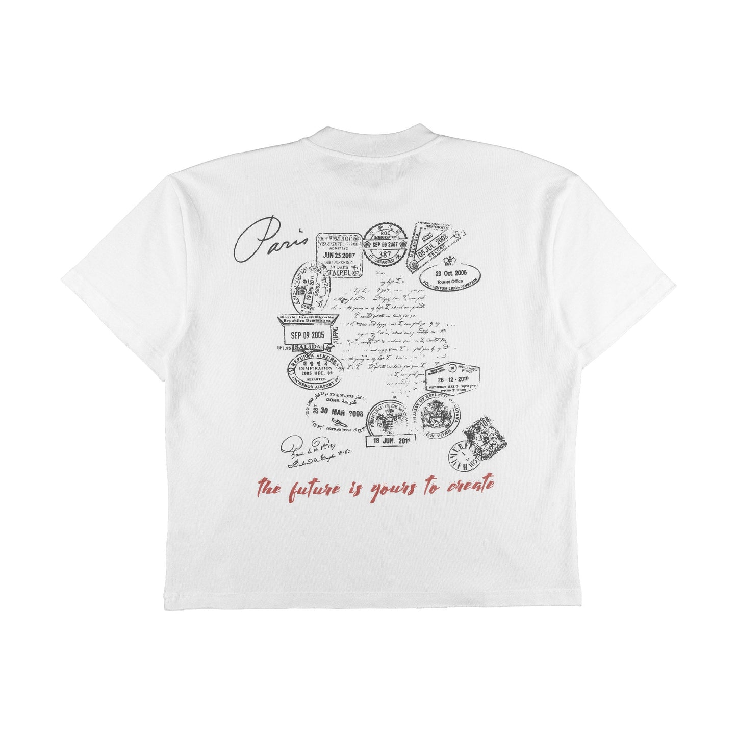 Compliments Future Is Yours White Vintage Shirt