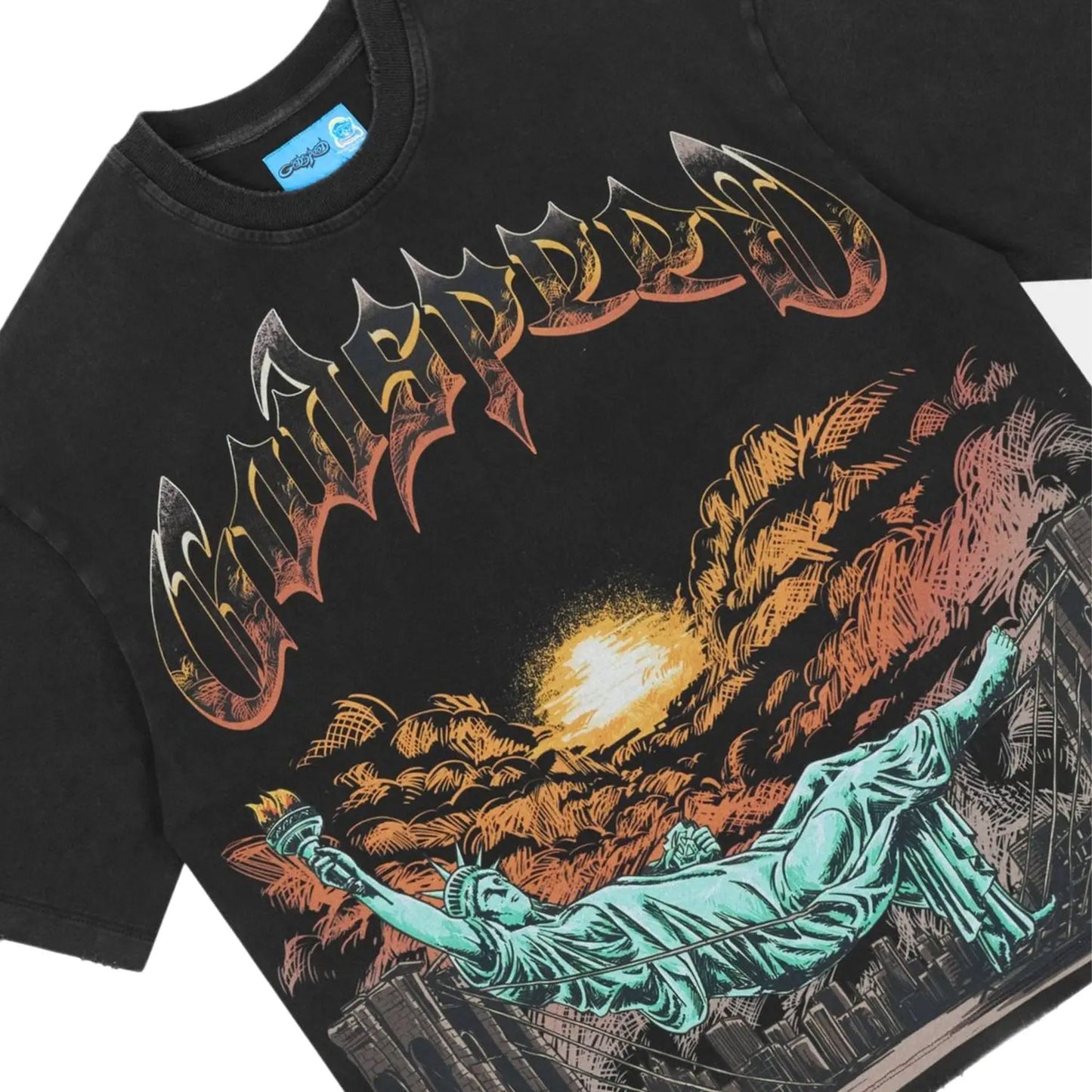 Godspeed Burnt Bridges II Tee Black Wash