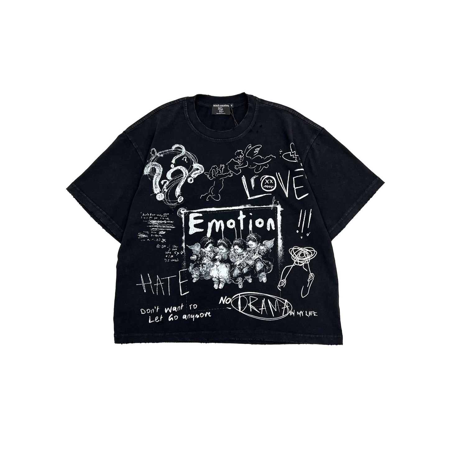 Mixed Emotions Black Chaos Tee