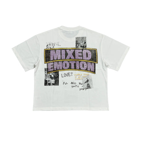 Mixed Emotions Lost Identity Tee White