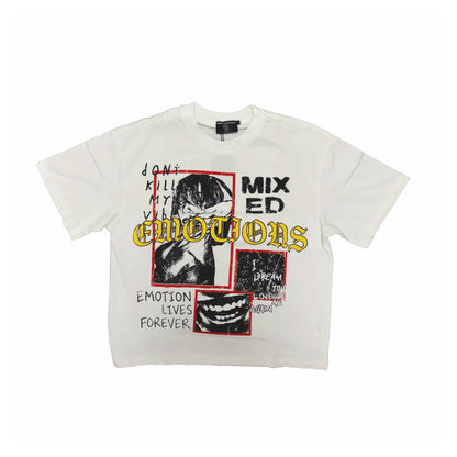 Mixed Emotions Forever Tee White